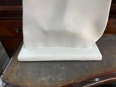 Serge Roche Pair Of French Modern Plaster Lamps