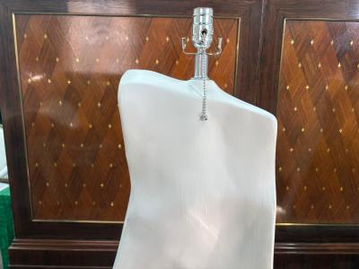 Serge Roche Pair Of French Modern Plaster Lamps