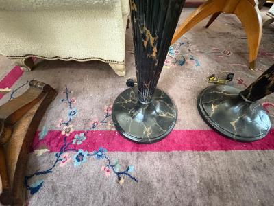 Serge Roche Pair Of French Serge Roche Attributed Seahorse Torchieres