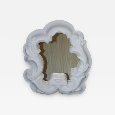 Serge Roche Style 1940s Plaster Mirror