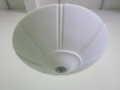 Serge Roche Two French Art Deco Mid Century Modern Plaster Chandeliers 1930