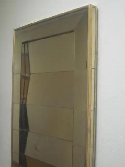 Serge Roche Two Large French Midcentury Venetian Style Mirrors in the Style of Serge Roche