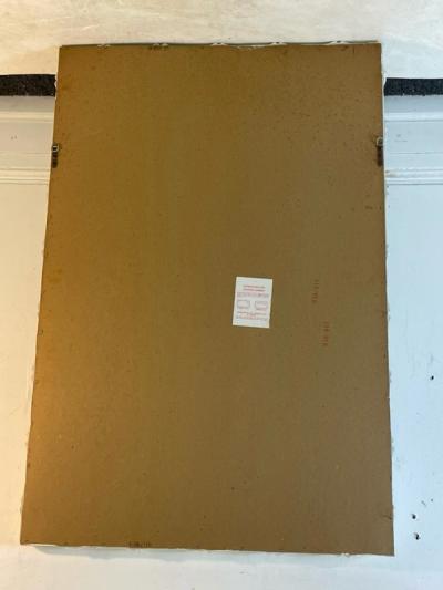 Serge Roche WHITE FAUX BAMBOO MIRROR IN THE MANNER OF SERGE ROCHE