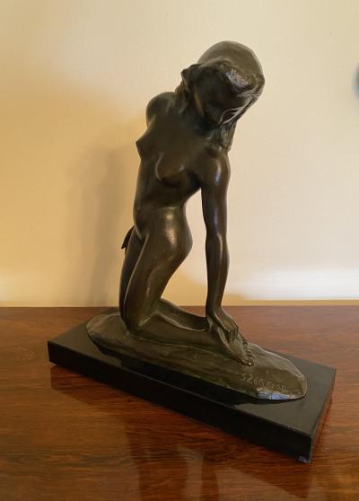 Serge Zelikson Kneeling Nude