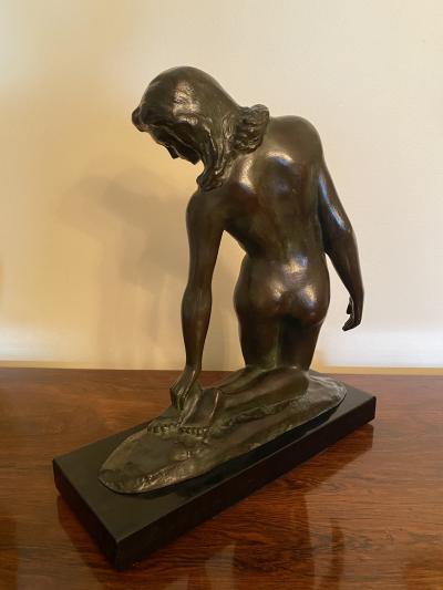 Serge Zelikson Kneeling Nude