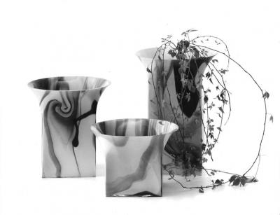 Sergio Asti Sergio Asti Demod e Venini Vases Original Picture by Aldo Ballo