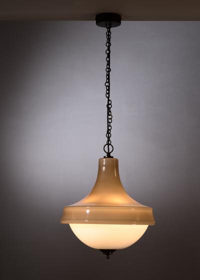 Sergio Asti Sergio Asti one of two pendants for Arteluce Italy