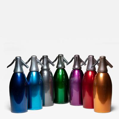 Sergio Asti Set of Seven Soda Siphons by Sergio Asti for Saccab