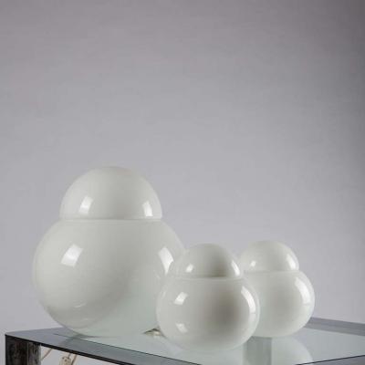 Sergio Asti Set of Three Daruma Table Lamps by Sergio Asti for Candle