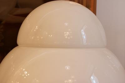 Sergio Asti White Opaline Table Lamp by Sergio Asti Italy 1955