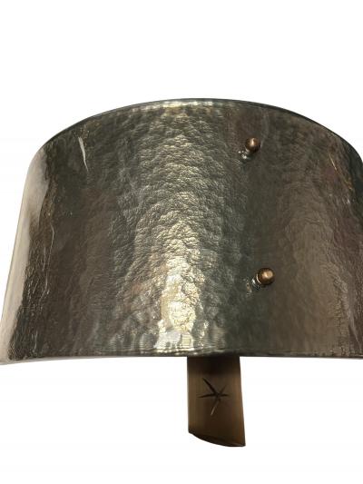 Sergio Bustamante 1970s Bronze and glass sconces by Sergio Bustamente