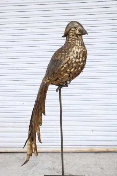 Sergio Bustamante 5FT Large Sergio Bustamante Pheasant Bird Sculpture 54 100 Signed