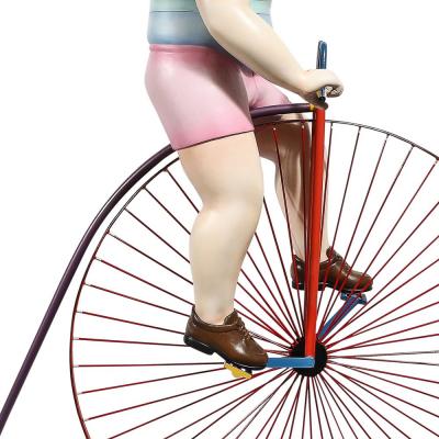 Sergio Bustamante Boy Riding A High Bicycle Edition 11 25 Documented Signed by Sergio Bustamante