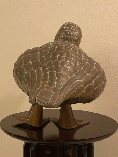 Sergio Bustamante MIXED METALS DUCK SCULPTURE BY SERGIO BUSTAMANTE