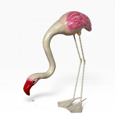 Sergio Bustamante Paper Mache Life Size Flamingo s Mexico 1960