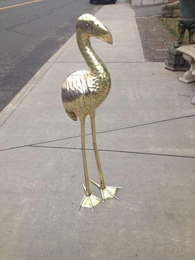Sergio Bustamante Sergio Bustamante Flamingo Standing Sculpture