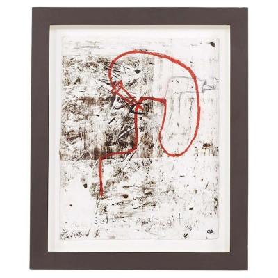 Sergio Garcia Original Self Portrait Mixed Media on Paper