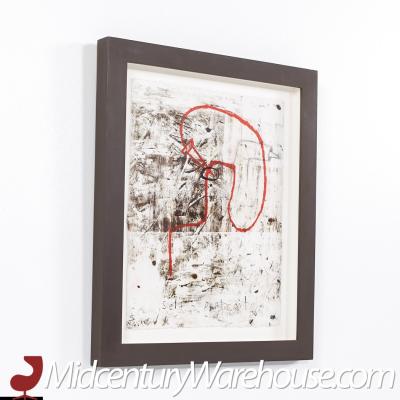 Sergio Garcia Original Self Portrait Mixed Media on Paper