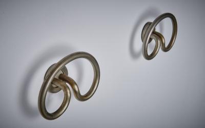 Sergio Mazza 1 of 8 Sergio Mazza Samo hangers or hooks in nickeled brass