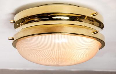 Sergio Mazza 1960s Sergio Mazza Brass Sigma Wall or Ceiling Lights for Artemide