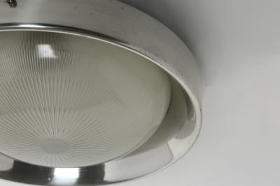 Sergio Mazza Midcentury modern flush mount ceiling light Italy circa 1960s