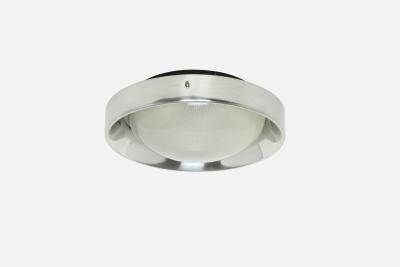 Sergio Mazza Midcentury modern flush mount ceiling light Italy circa 1960s