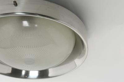 Sergio Mazza Midcentury modern flush mount ceiling light Italy circa 1960s