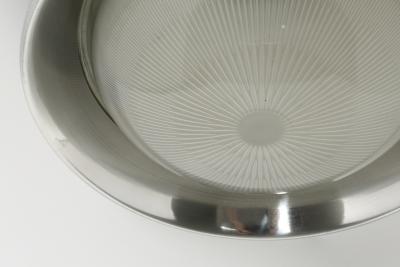 Sergio Mazza Midcentury modern flush mount ceiling light Italy circa 1960s