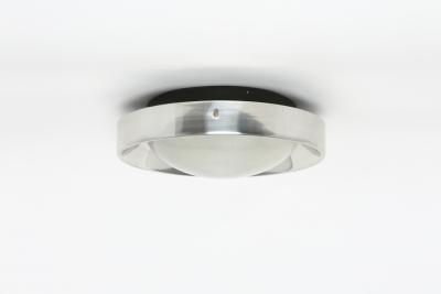 Sergio Mazza Midcentury modern flush mount ceiling light Italy circa 1960s