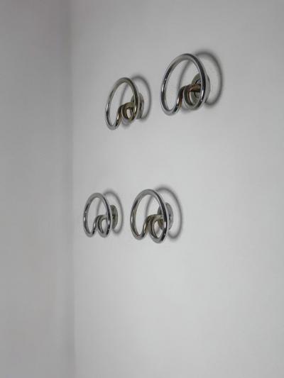 Sergio Mazza Se of Four Samo Coat Pegs by Sergio Mazza for Artemide