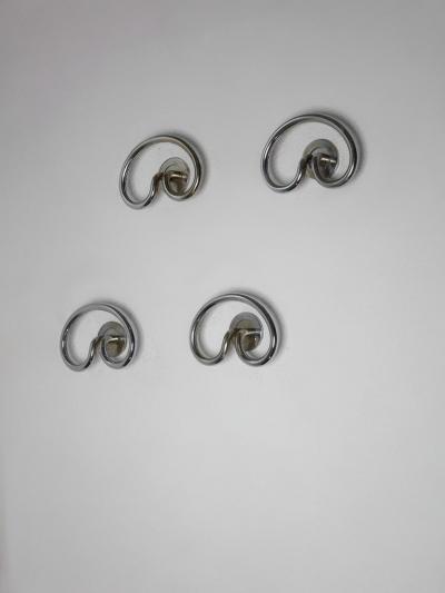 Sergio Mazza Se of Four Samo Coat Pegs by Sergio Mazza for Artemide