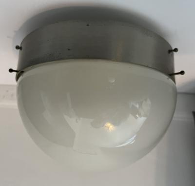 Sergio Mazza Sergio Mazda Artemide Clio Flush Ceiling Lamp Italian Mid Century