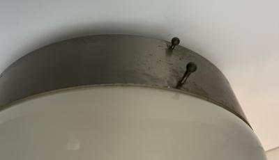 Sergio Mazza Sergio Mazda Artemide Clio Flush Ceiling Lamp Italian Mid Century