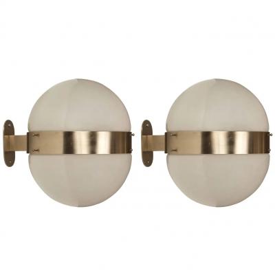Sergio Mazza Sergio Mazza Artemide Clio Sconces 2 pairs