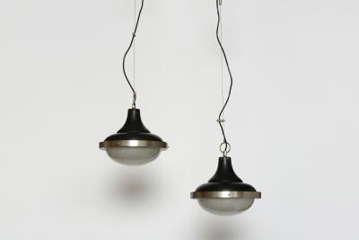 Sergio Mazza Sergio Mazza style ceiling pendants a pair