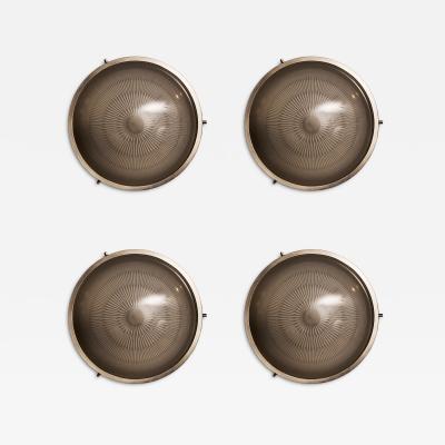Sergio Mazza Set of Four Sigma Wall Sconces by Sergio Mazza for Artemide