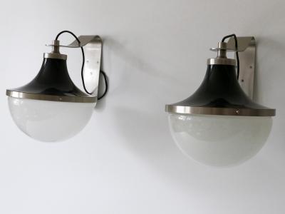 Sergio Mazza Set of Two Mid Century Modern Sconces Pi by Sergio Mazza for Artemide 1960s