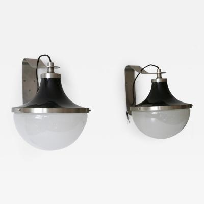 Sergio Mazza Set of Two Mid Century Modern Sconces Pi by Sergio Mazza for Artemide 1960s