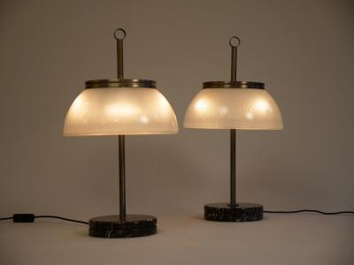 Sergio Mazza Two Sergio Mazza Alfa table lights Original edition c1960