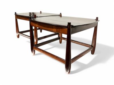 Sergio Rodrigues Arimelo Side Tables in Rosewood Sergio Rodrigues 1958 Lot 596A