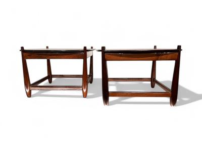 Sergio Rodrigues Arimelo Side Tables in Rosewood Sergio Rodrigues 1958 Lot 596A