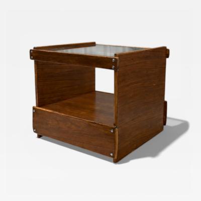 Sergio Rodrigues Bar Cart in Hardwood with Shelf Sergio Rodrigues 1960s