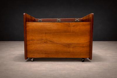 Sergio Rodrigues Bar Cart in Rosewood Sergio Rodrigues 1960s