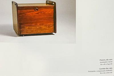 Sergio Rodrigues Bar Cart in Rosewood Sergio Rodrigues 1960s