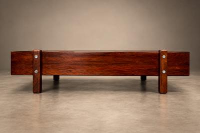Sergio Rodrigues Brazilian Eleh Coffee Table Bench in Rosewood by Sergio Rodrigues Lot 1123