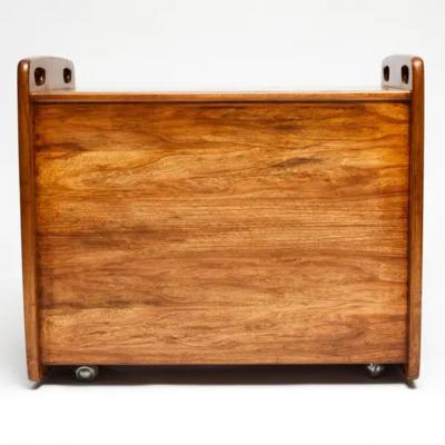 Sergio Rodrigues Brazilian Modern Bar Cart in Hardwood by Sergio Rodrigues for Oca 1962 Brazil