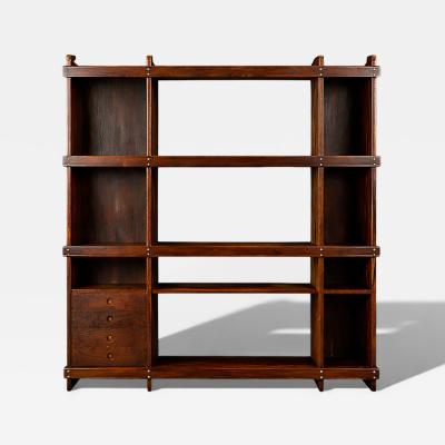 Sergio Rodrigues Brazilian Modern Bookshelf in Rosewood Sergio Rodrigues c 1968 Lot 387