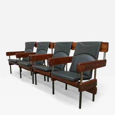 Sergio Rodrigues Brazilian Modern Longarina Auditorium Chairs Sergio Rodrigues Brazil 1965