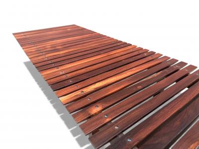 Sergio Rodrigues Brazilian Modern Mucki bench in Rosewood Sergio Rodrigues 1958