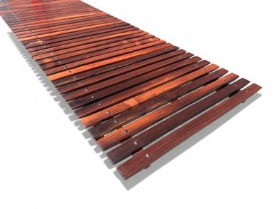 Sergio Rodrigues Brazilian Modern Mucki bench in Rosewood Sergio Rodrigues 1958